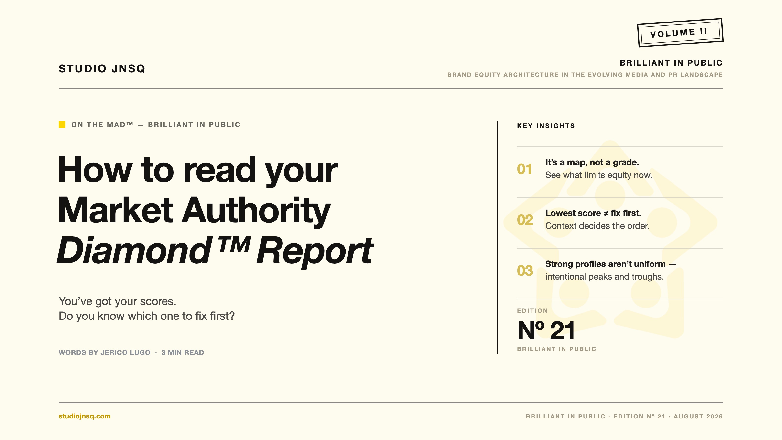 How Do You Read Your MAD™ Brand Equity Report?
