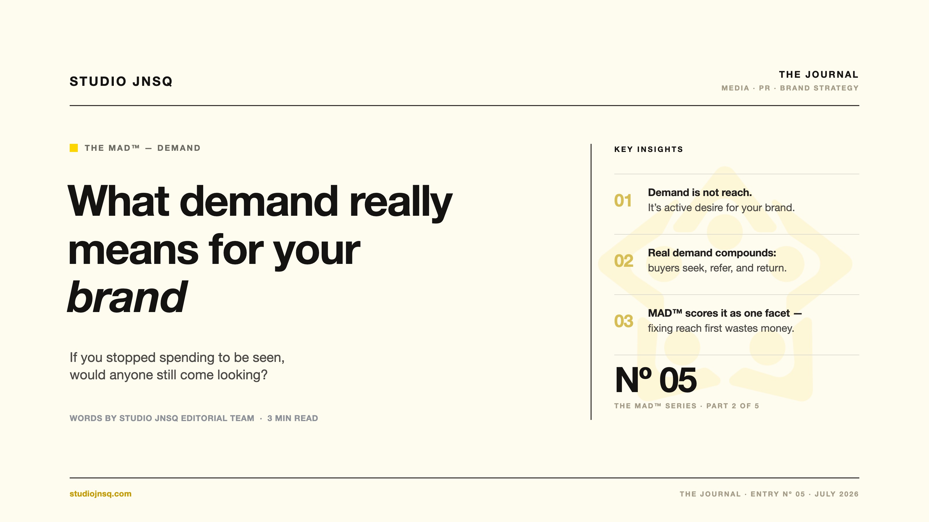 What Demand Really Means for Your Brand