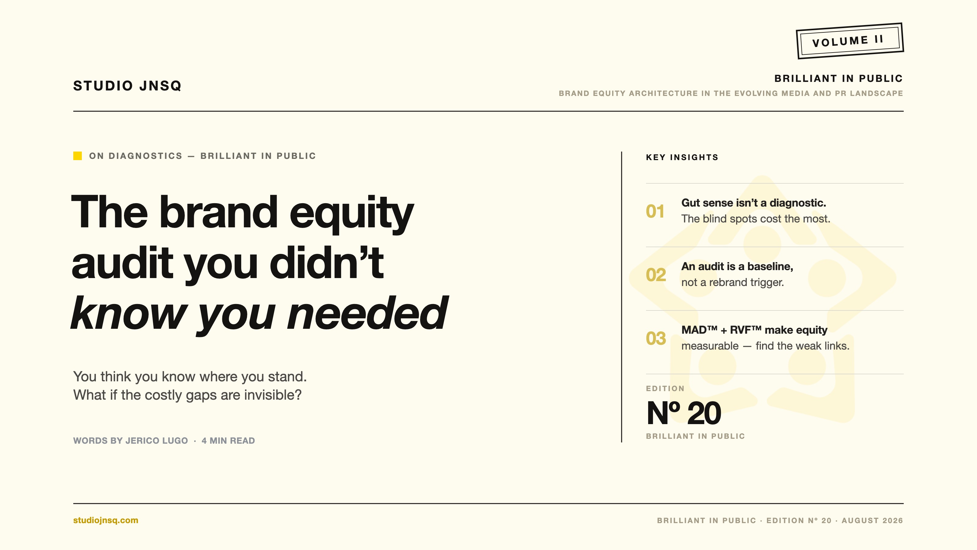 What Is the Brand Equity Audit Checklist You Need?